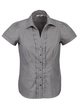 Load image into Gallery viewer, Biz Collection Ladies Edge Short Sleeve Shirt