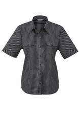 Load image into Gallery viewer, Biz Collection Ladies Cuban Short Sleeve Shirt