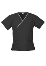 Load image into Gallery viewer, Biz Collection Ladies Crossover Scrub Top