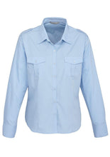 Load image into Gallery viewer, Biz Collection Ladies Eppaulette Long Sleeve Shirt