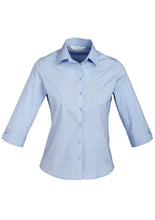 Load image into Gallery viewer, Biz Collection Ladies Chevron 3/4 Sleeve Shirt