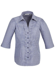 Biz Collection Edge Ladies 3/4 sleeve shirt