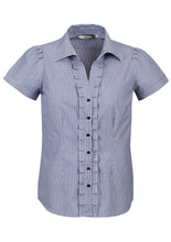 Load image into Gallery viewer, Biz Collection Ladies Edge Short Sleeve Shirt