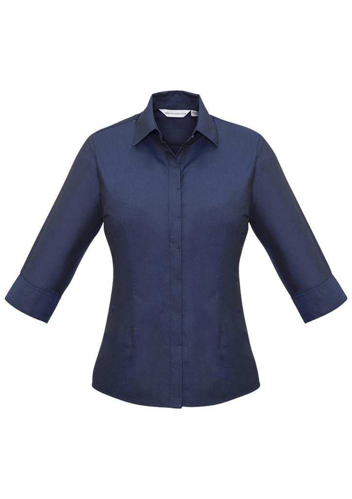Biz Collection Ladies Hemingway 3/4 Sleeve Shirt
