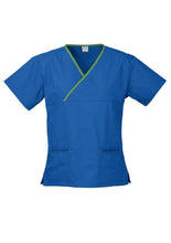 Load image into Gallery viewer, Biz Collection Ladies Crossover Scrub Top