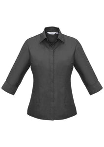 Biz Collection Ladies Hemingway 3/4 Sleeve Shirt