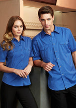 Load image into Gallery viewer, Biz Collection Ladies Cuban Short Sleeve Shirt